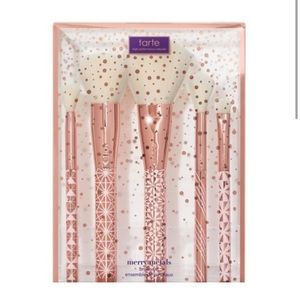 NIB Tarte Cosmetics Merry Metals brush set